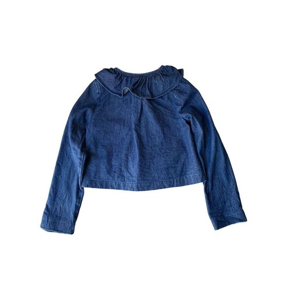 Janie & Jack Ruffled Denim Jacket - Picture 5 of 10